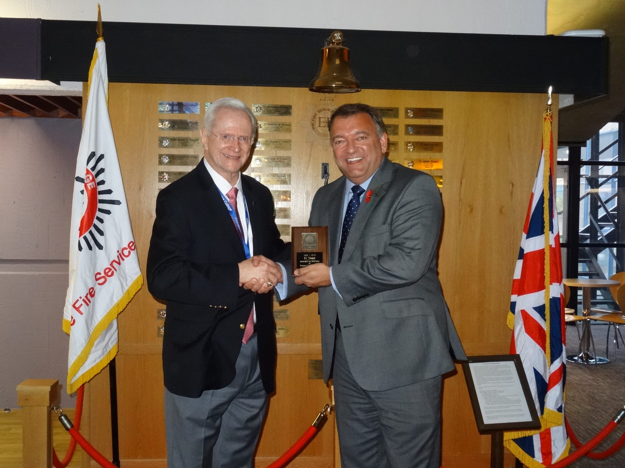 Fire Service College Approved As First Pro Board European Accredited ...