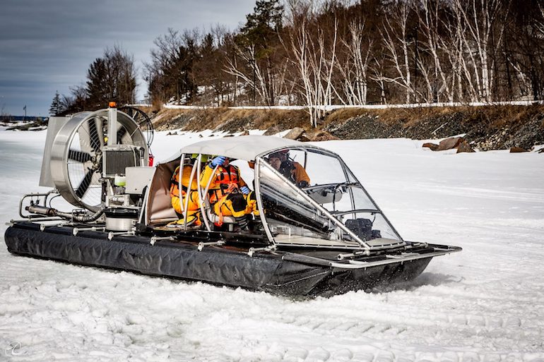 ATASD – ‘Amphibious Transformer with the Air Static Discharge’ is a Canadian-innovated, patented amphibious Search & Rescue vehicle. (Interconn Development Ltd)